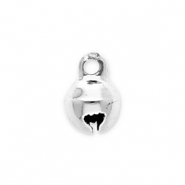 Anh&auml;nger Metall Gl&ouml;ckchen 6mm Silver