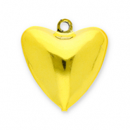 Anh&auml;nger Metall Gl&ouml;ckchen Heart Gold