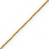 Perlen aus H&auml;matit Rondelle Gold