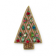 Broschen Christmas Tree Light brown-multicolour