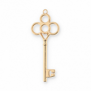 Anh&auml;nger Metall Key Gold