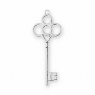 Anh&auml;nger Metall Key Silver
