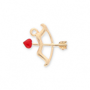 Anh&auml;nger Metall Bow and Arrow Gold-red