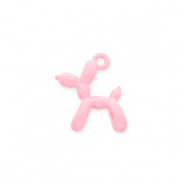 Anh&auml;nger Metall Balloon Dog Poodle Light pink