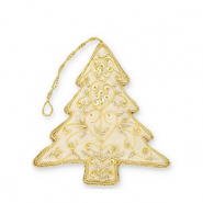 Musthave-Anh&auml;nger Christmas Tree Gold-off white