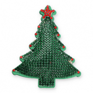 Statement hangers mit Strass Christmas tree Dark green-red