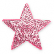 Statement hangers mit Strass Star Light pink