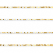 Zubeh&ouml;r aus Stainless Steel - Rostfreiem Stahl Gliederkette Figaro Link Gold