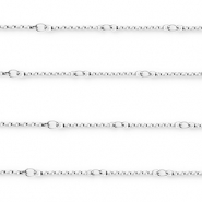 Zubeh&ouml;r aus Stainless Steel - Rostfreiem Stahl Gliederkette Rod Silver