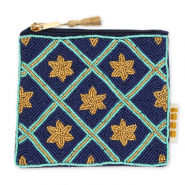 BY31&reg; Etui Stars Dark blue-light teal blue-gold