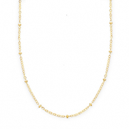 BY31&reg; Gliederkette aus Stainless Steel - Rostfreiem Stahl with Spheres Gold