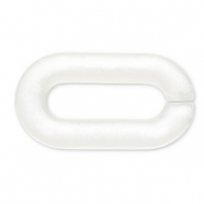Kettenglied, Acryl, 20 mm, lose Transparent