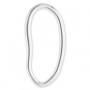Zubeh&ouml;r aus Stainless Steel - Rostfreiem Stahl Zwischenst&uuml;ck Oval Silver