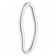 Zubeh&ouml;r aus Stainless Steel - Rostfreiem Stahl Zwischenst&uuml;ck Oval Silver