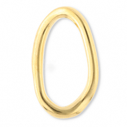 Zubeh&ouml;r aus Stainless Steel - Rostfreiem Stahl Zwischenst&uuml;ck Oval Gold