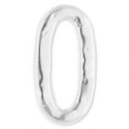 Zubeh&ouml;r aus Stainless Steel - Rostfreiem Stahl Zwischenst&uuml;ck Oval Silver