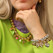 Neues Schauen Sie auf unsere Kollektion Metall Look Perlen