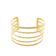 Stainless Steel - Rostfrei Stahl Armb&auml;nder Bangle Gold