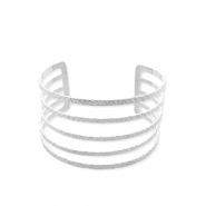 Stainless Steel - Rostfrei Stahl Armb&auml;nder Bangle Silver