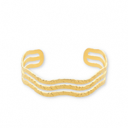 Stainless Steel - Rostfrei Stahl Armb&auml;nder Bangle Gold