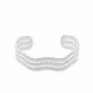 Stainless Steel - Rostfrei Stahl Armb&auml;nder Bangle Silver