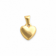Anh&auml;nger aus Stainless Steel - Rostfreiem Stahl Heart Gold