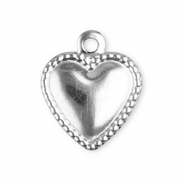 Anh&auml;nger aus Stainless Steel - Rostfreiem Stahl Heart Silver