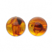 20 mm Perlen aus Acryl Round Orange brown