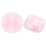 Perlen aus Acryl Organic Light pink-white
