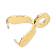 Zubeh&ouml;r aus Stainless Steel - Rostfreiem Stahl Collierschlaufe f&uuml;r Anh&auml;nger Gold