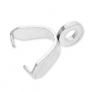 Zubeh&ouml;r aus Stainless Steel - Rostfreiem Stahl Collierschlaufe f&uuml;r Anh&auml;nger Silver