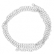 Zubeh&ouml;r aus Stainless Steel - Rostfreiem Stahl Bindering Silver