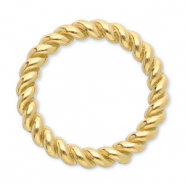 Zubeh&ouml;r aus Stainless Steel - Rostfreiem Stahl Ring 12 mm Gold