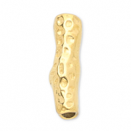 Perlen aus Stainless Steel - Rostfreiem Stahl Tube Gold