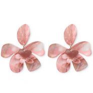 Musthave Resin Ohrringe&nbsp;/&nbsp;Ohrstecker Flower Multicolour pink