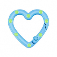 Farbiges Zubeh&ouml;r F&uuml;r Schl&uuml;ssel Anh&auml;nger Heart Light blue-green