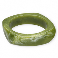 Armb&auml;nder Bangle aus Resin Green