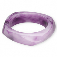 Armb&auml;nder Bangle aus Resin Purple