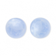 12 mm Perlen aus Acryl Round Blue-marble