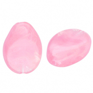 Perlen aus Acryl Drop Pink-marble
