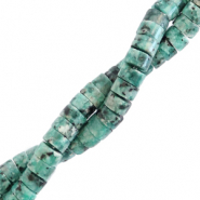 Perlen Naturstein Disc 4mm Marble reef green