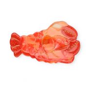 Haarschmuck Haarklemme Lobster Red-gold