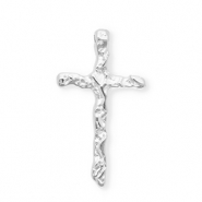 Anh&auml;nger Metall DQ&reg; Cross Antiek zilver (nikkelvrij)