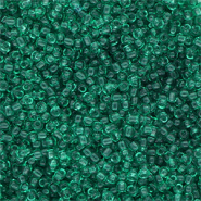 Rocailles&nbsp;Perlen&nbsp;Glas&nbsp;8/0&nbsp;(3&nbsp;mm) Transparent green