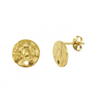 Stainless Steel - Rostfrei Stahl Ohrringe Gold