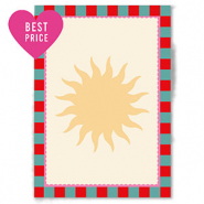 BY31&reg; Karten f&uuml;r Schmuck Sun Yellow-green-red-pink