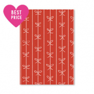 Karten f&uuml;r Schmuck Bows Red-pink