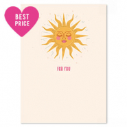 Karten f&uuml;r Schmuck "for you" White-yellow