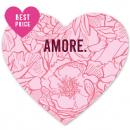 Karten f&uuml;r Schmuck Heart "amore" Pink