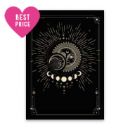 Karten f&uuml;r Schmuck Sun & Moon Black-yellow